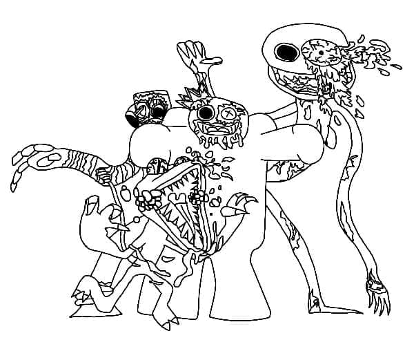 Dibujo para colorear: Rainbow Friends (Videojuegos) #201314 - Dibujos para Colorear e Imprimir Gratis