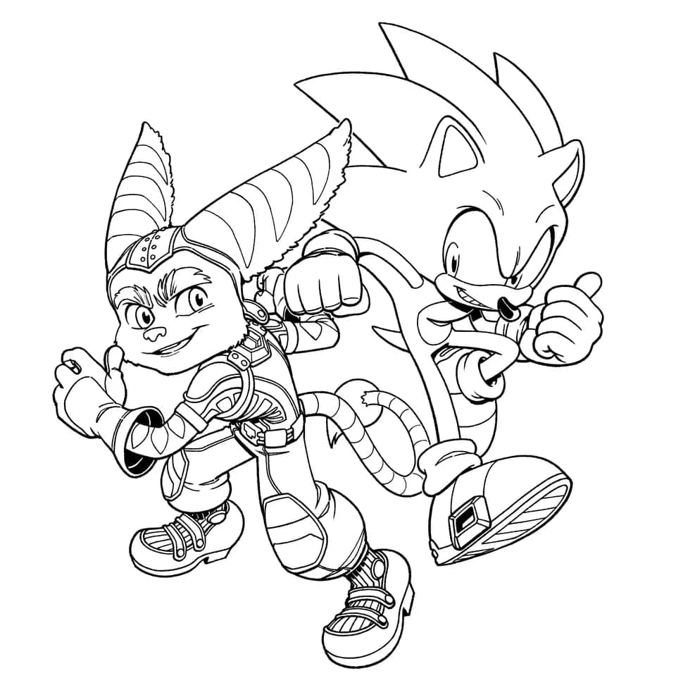 Dibujo gratuito Ratchet y Clank #204619 de la coleccion Videojuegos para imprimir
