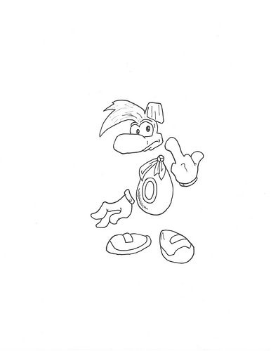 Dibujo para colorear: Rayman (Videojuegos) #114475 - Dibujos para Colorear e Imprimir Gratis