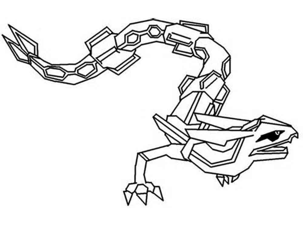 Dibujo gratuito Rayquaza #181618 de la coleccion Videojuegos para imprimir