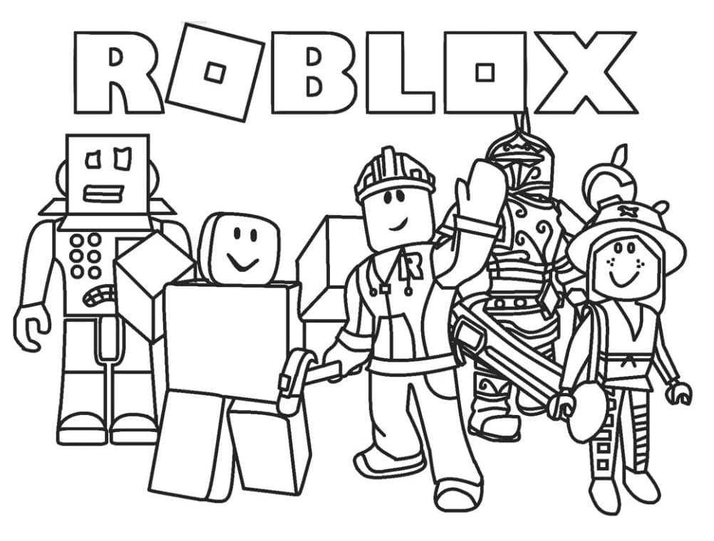 Dibujo para colorear: Roblox (Videojuegos) #174419 - Dibujos para Colorear e Imprimir Gratis