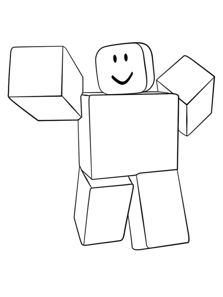 Dibujo gratuito Roblox #214726 de la coleccion Videojuegos para imprimir