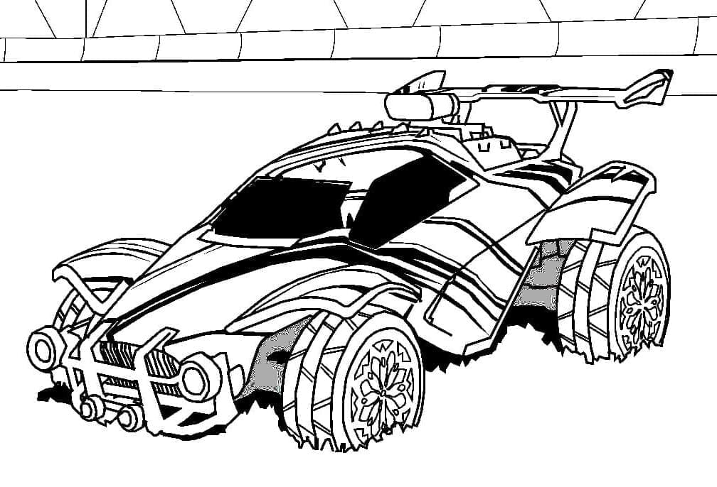 Dibujo gratuito Rocket League #202082 de la coleccion Videojuegos para imprimir