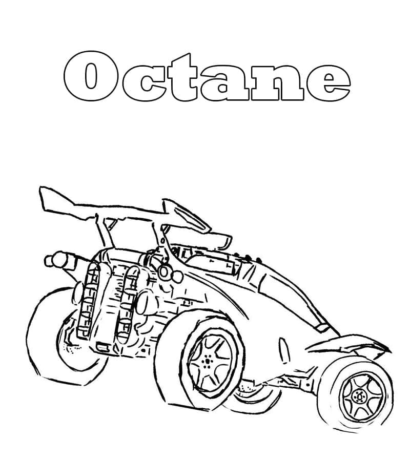 Dibujo gratuito Rocket League #202085 de la coleccion Videojuegos para imprimir