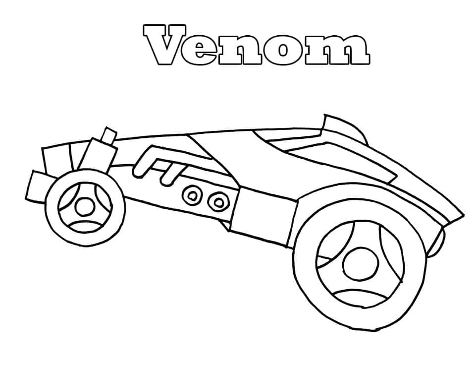 Dibujo gratuito Rocket League #202095 de la coleccion Videojuegos para imprimir