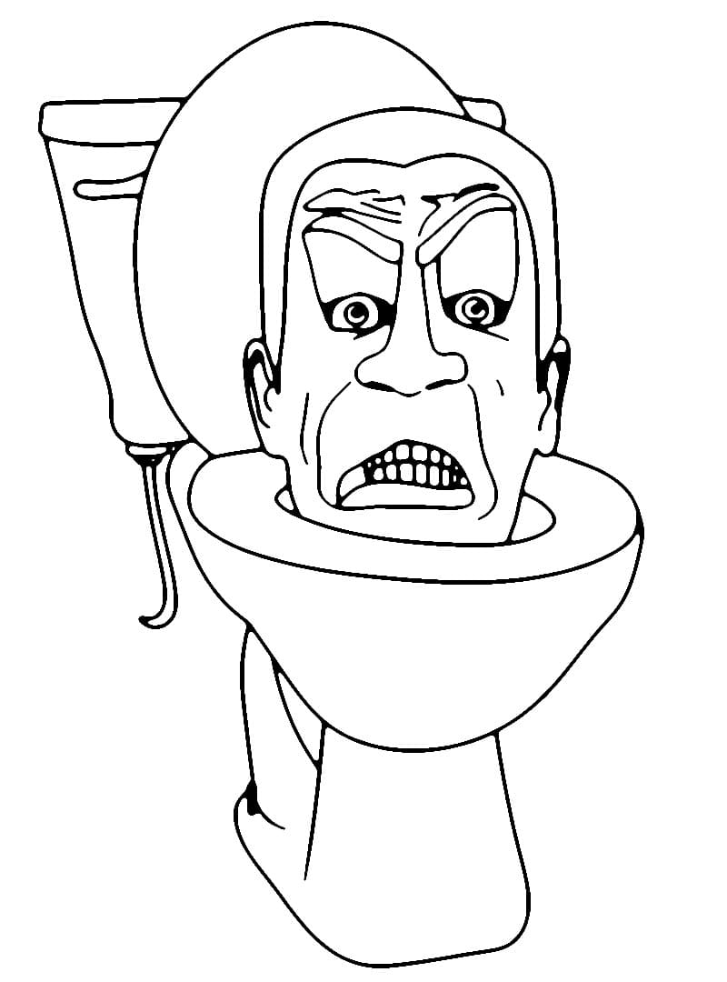 Dibujo gratuito Skibidi Toilet #194259 de la coleccion Videojuegos para imprimir