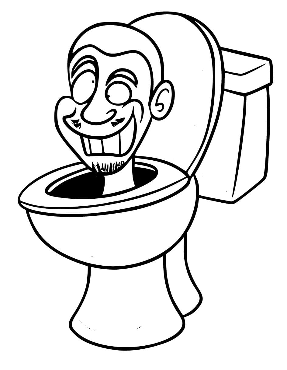 Dibujo gratuito Skibidi Toilet #194261 de la coleccion Videojuegos para imprimir