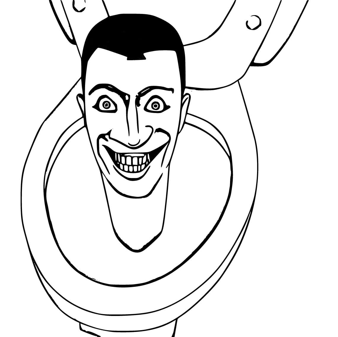 Dibujo gratuito Skibidi Toilet #194269 de la coleccion Videojuegos para imprimir