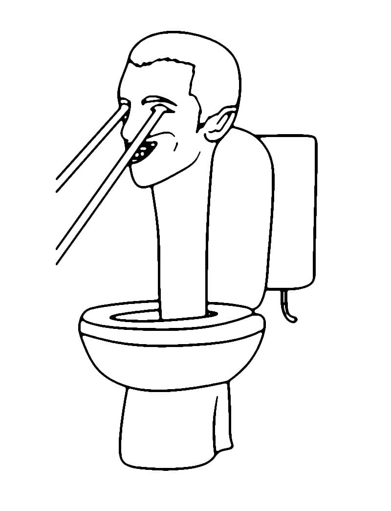 Dibujo gratuito Skibidi Toilet #194271 de la coleccion Videojuegos para imprimir