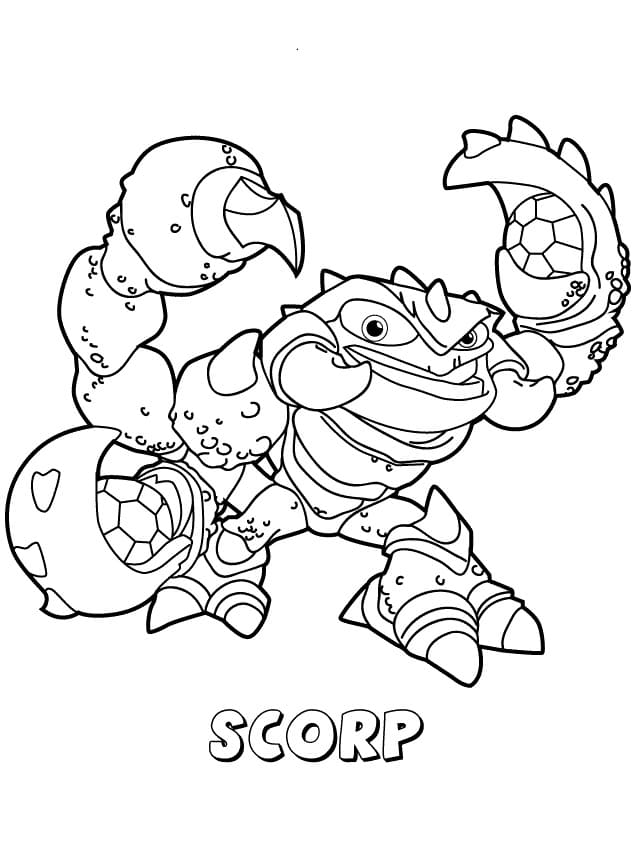 Dibujo gratuito Skylanders #195283 de la coleccion Videojuegos para imprimir