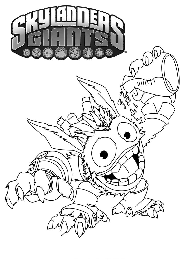 Dibujo gratuito Skylanders #195300 de la coleccion Videojuegos para imprimir