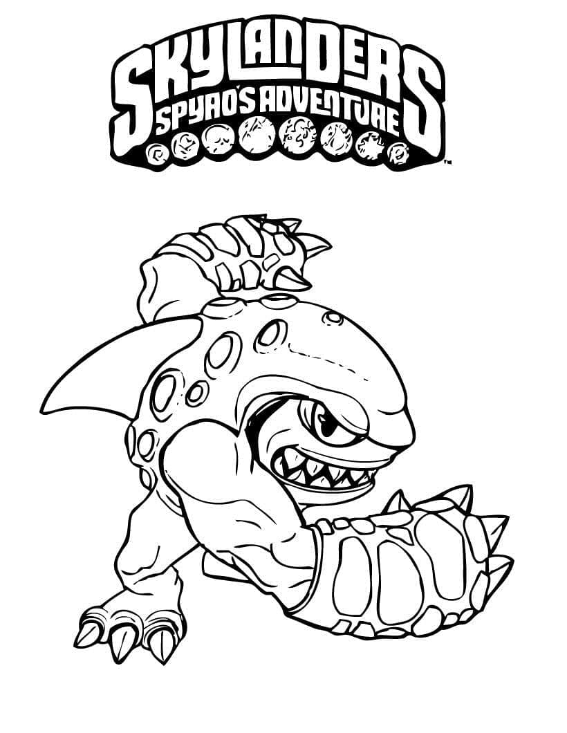 Dibujo gratuito Skylanders #195312 de la coleccion Videojuegos para imprimir
