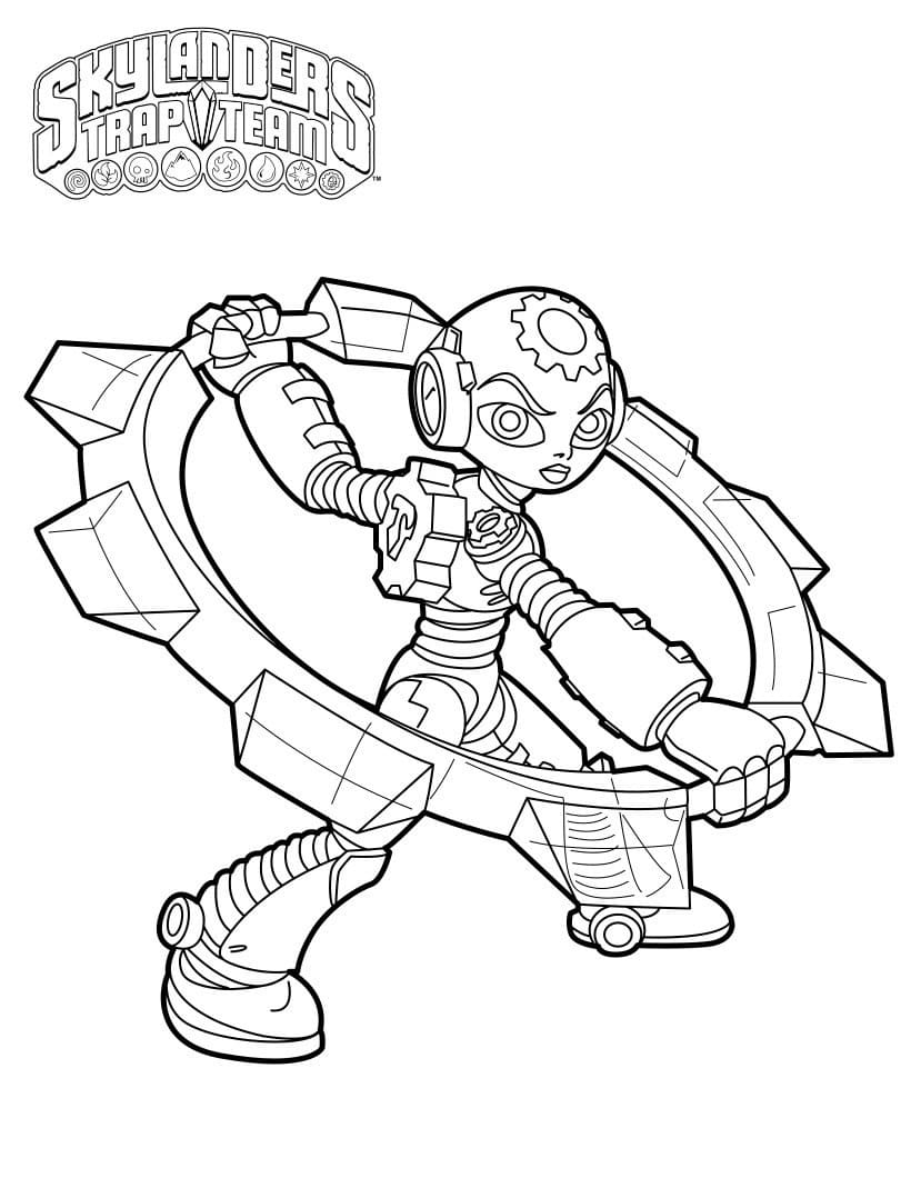 Dibujo gratuito Skylanders #195315 de la coleccion Videojuegos para imprimir