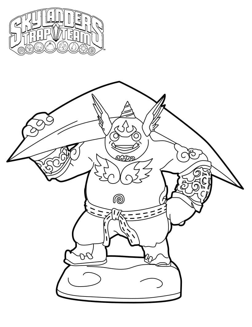 Dibujo gratuito Skylanders #195316 de la coleccion Videojuegos para imprimir