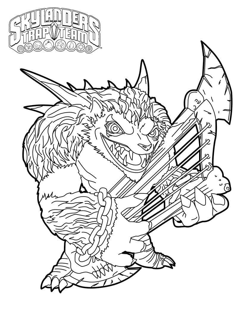 Dibujo gratuito Skylanders #195322 de la coleccion Videojuegos para imprimir