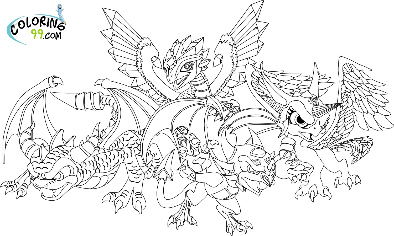 Dibujo gratuito Skylanders #43405 de la coleccion Videojuegos para imprimir