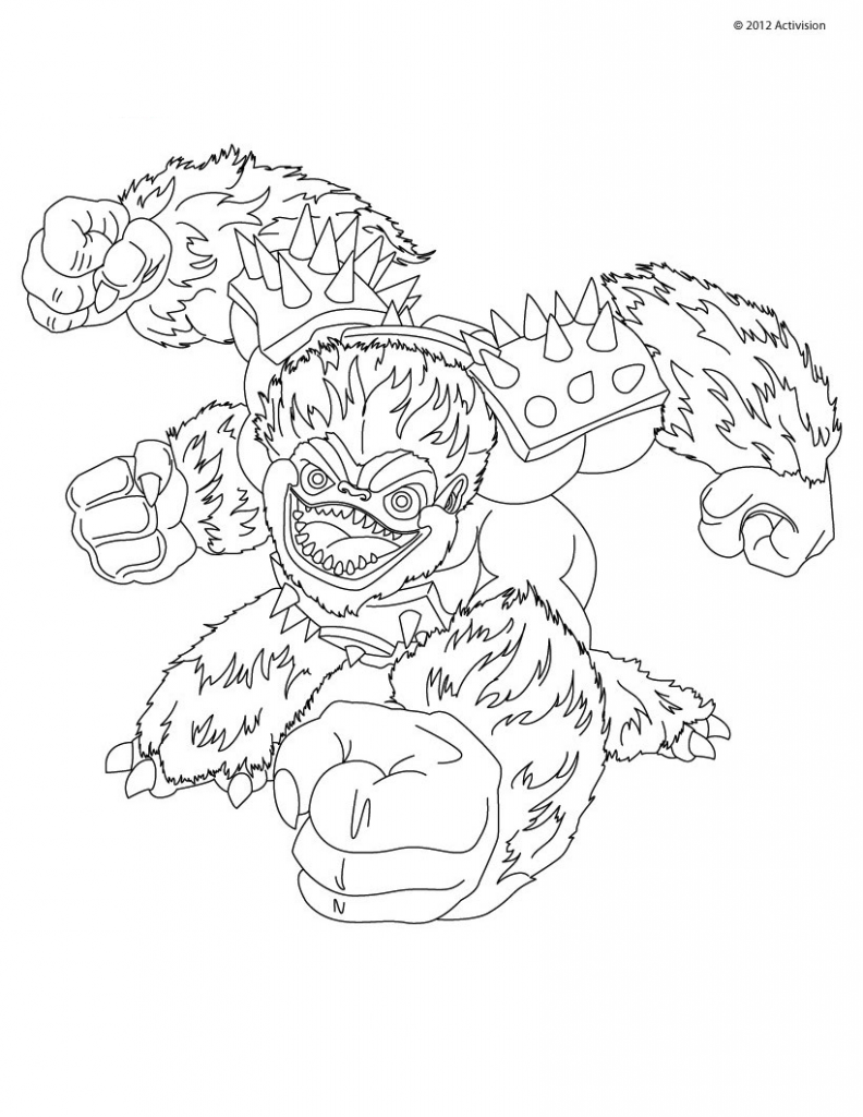 Dibujo gratuito Skylanders #43420 de la coleccion Videojuegos para imprimir