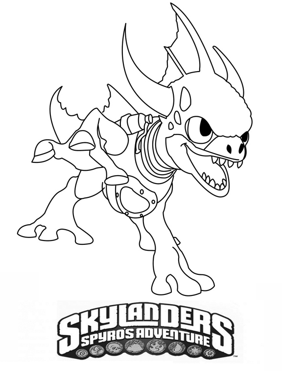 Dibujo gratuito Skylanders #43424 de la coleccion Videojuegos para imprimir
