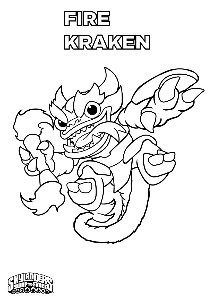 Dibujo gratuito Skylanders #43440 de la coleccion Videojuegos para imprimir