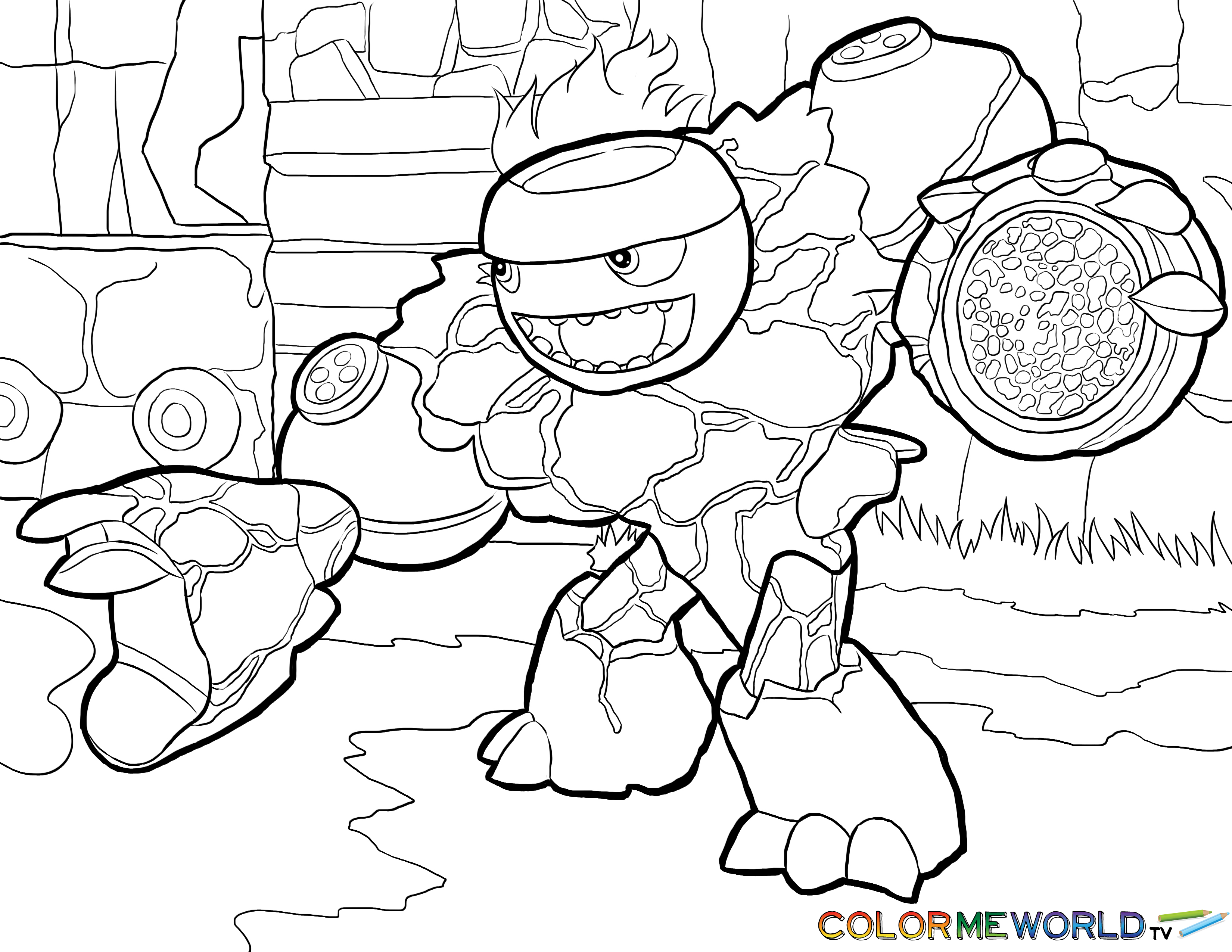 Dibujo gratuito Skylanders #43489 de la coleccion Videojuegos para imprimir