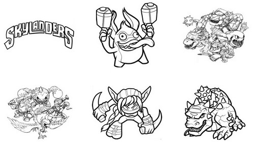 Dibujo gratuito Skylanders #43524 de la coleccion Videojuegos para imprimir