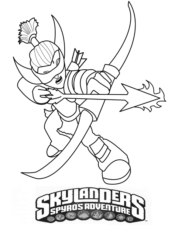 Dibujo gratuito Skylanders #43529 de la coleccion Videojuegos para imprimir