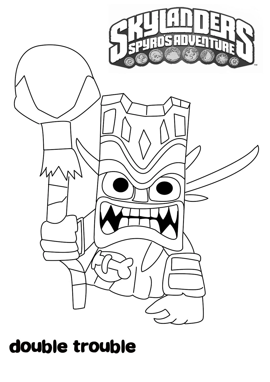 Dibujo gratuito Skylanders #43617 de la coleccion Videojuegos para imprimir