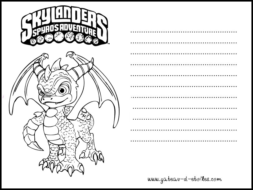 Dibujo gratuito Skylanders #43653 de la coleccion Videojuegos para imprimir
