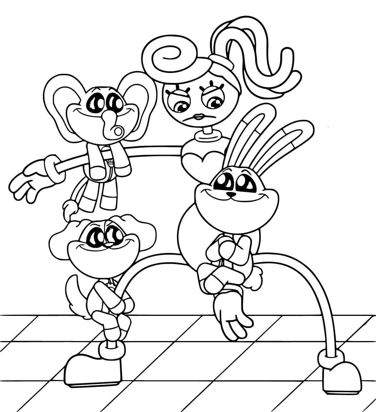 Dibujo gratuito Smiling Critters #213224 de la coleccion Videojuegos para imprimir