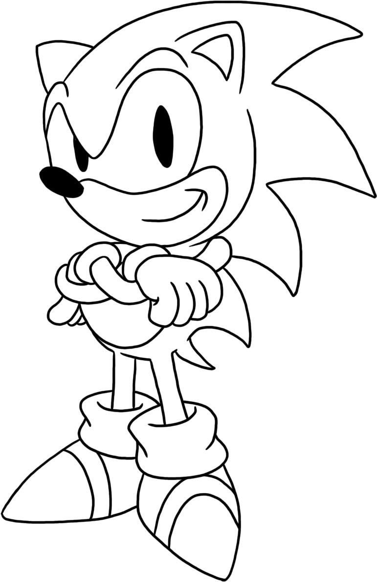 Dibujo para colorear: Sonic (Videojuegos) #153822 - Dibujos para Colorear e Imprimir Gratis
