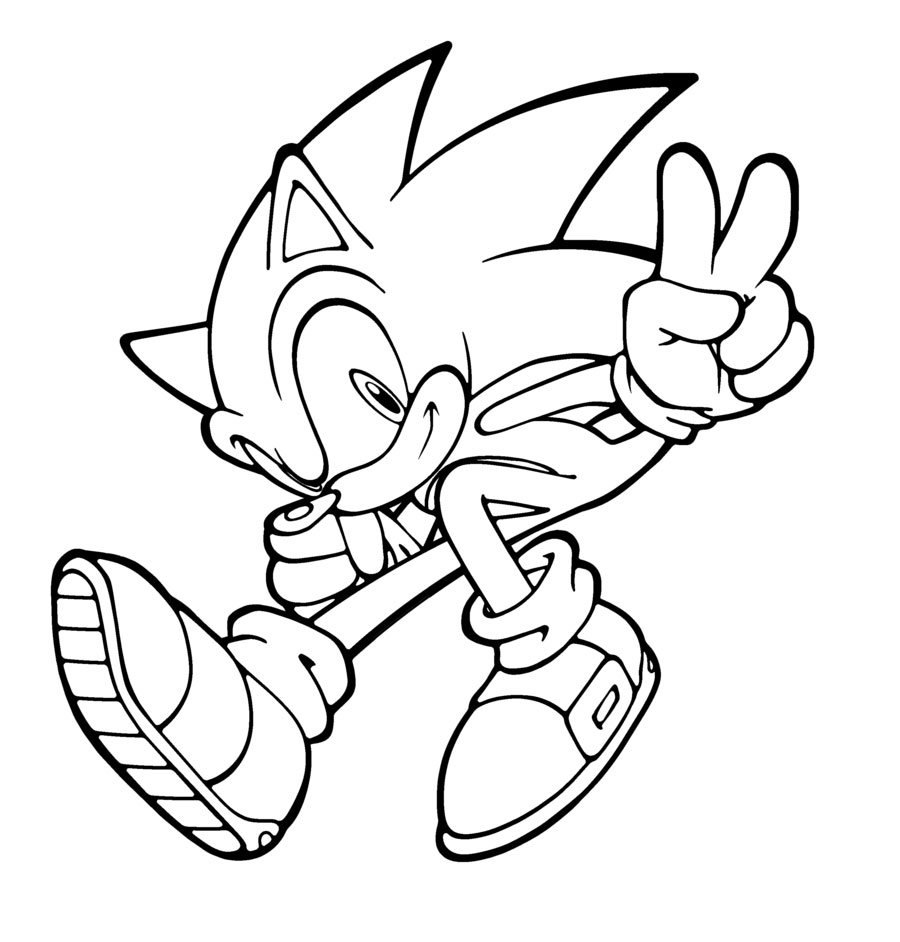 Dibujos de Sonic #153832 (Videojuegos) para colorear – Páginas imprimibles  gratis
