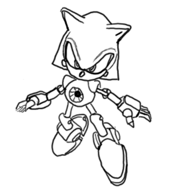Dibujo para colorear: Sonic (Videojuegos) #153839 - Dibujos para Colorear e Imprimir Gratis