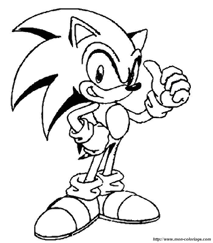 Dibujo para colorear: Sonic (Videojuegos) #153845 - Dibujos para Colorear e Imprimir Gratis