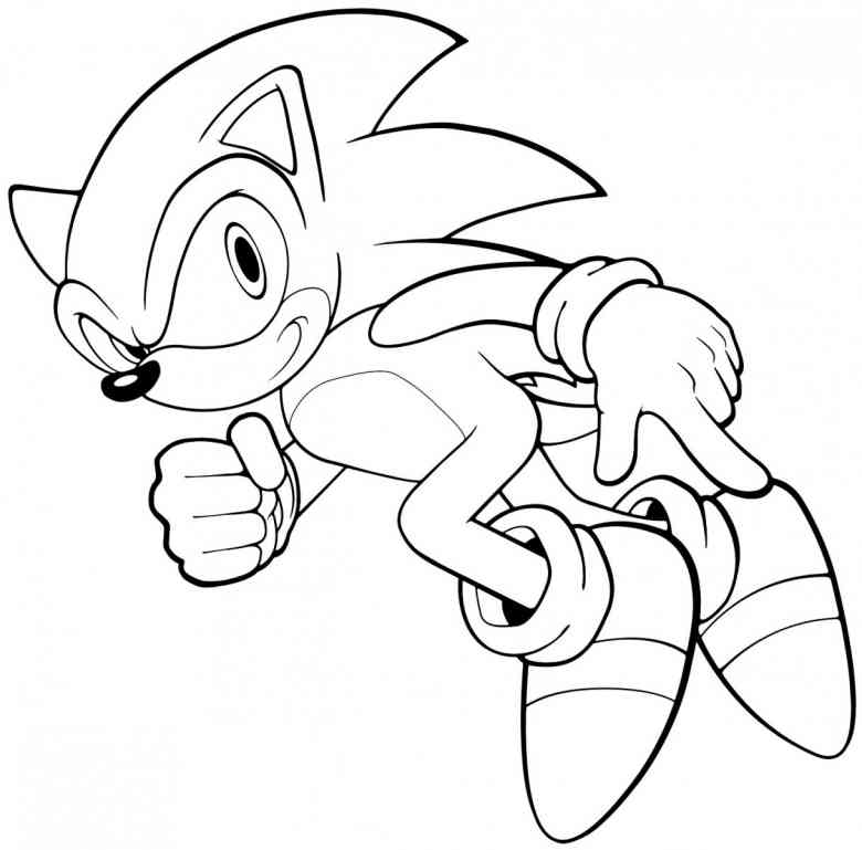 Dibujo para colorear: Sonic (Videojuegos) #153854 - Dibujos para Colorear e Imprimir Gratis