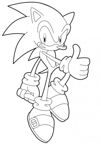 Dibujo para colorear: Sonic (Videojuegos) #153865 - Dibujos para Colorear e Imprimir Gratis