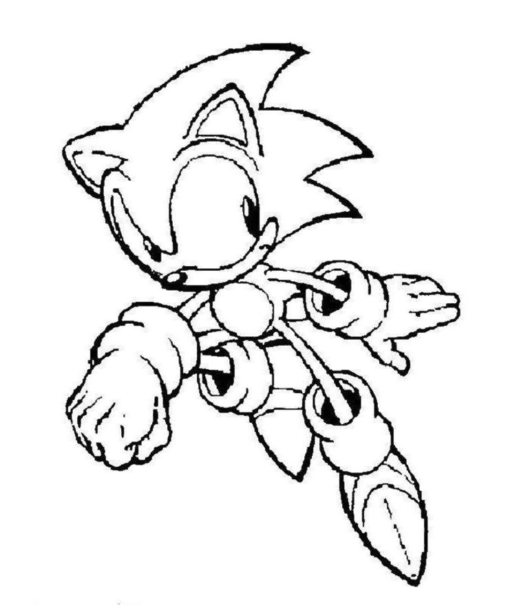 Dibujo para colorear: Sonic (Videojuegos) #153877 - Dibujos para Colorear e Imprimir Gratis