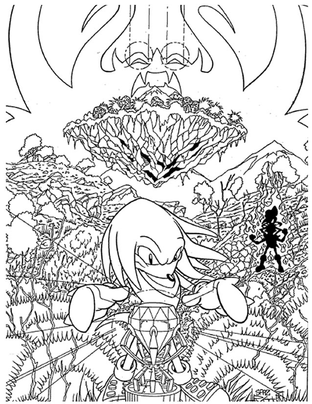 Dibujo para colorear: Sonic (Videojuegos) #153922 - Dibujos para Colorear e Imprimir Gratis