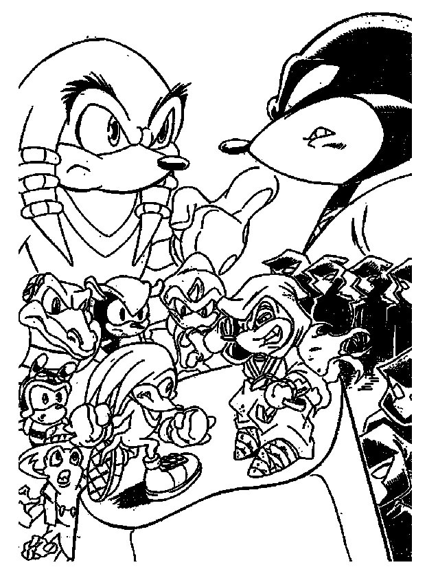 Dibujo para colorear: Sonic (Videojuegos) #153929 - Dibujos para Colorear e Imprimir Gratis