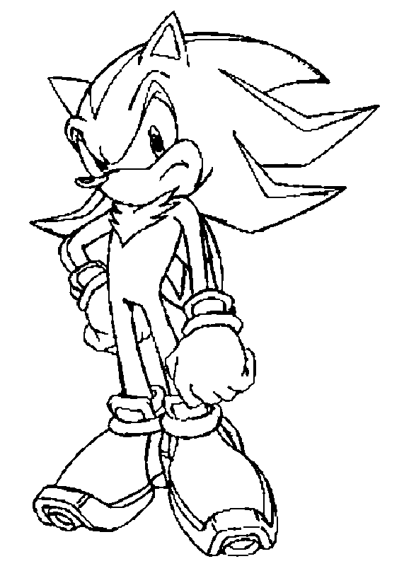 Dibujo para colorear: Sonic (Videojuegos) #153931 - Dibujos para Colorear e Imprimir Gratis