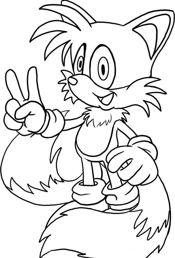 Dibujo para colorear: Sonic (Videojuegos) #153936 - Dibujos para Colorear e Imprimir Gratis