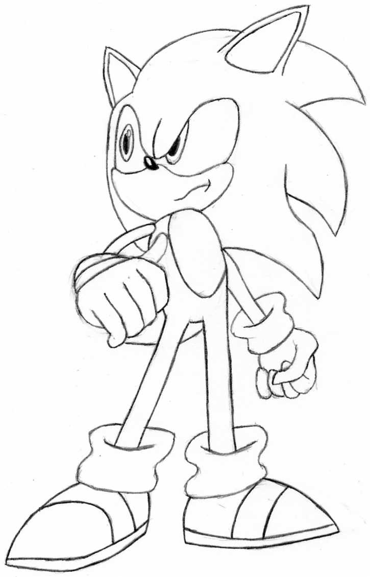 Dibujo para colorear: Sonic (Videojuegos) #153938 - Dibujos para Colorear e Imprimir Gratis