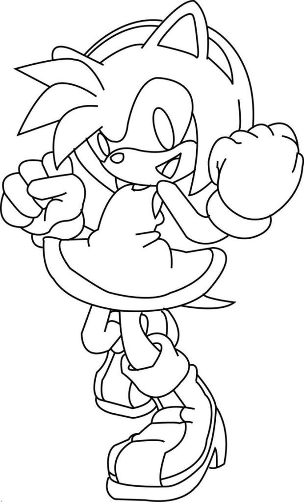 Dibujo para colorear: Sonic (Videojuegos) #153951 - Dibujos para Colorear e Imprimir Gratis