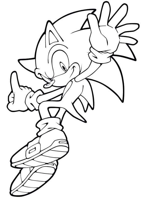 Dibujo para colorear: Sonic (Videojuegos) #153969 - Dibujos para Colorear e Imprimir Gratis