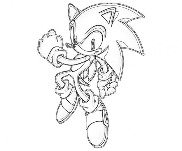 Dibujo para colorear: Sonic (Videojuegos) #153988 - Dibujos para Colorear e Imprimir Gratis