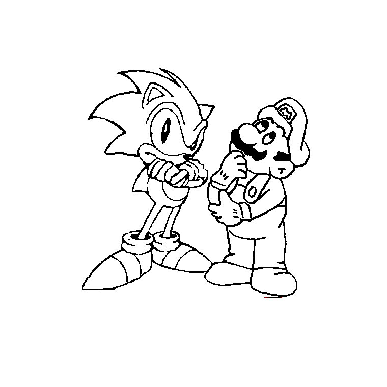 Dibujo para colorear: Sonic (Videojuegos) #153999 - Dibujos para Colorear e Imprimir Gratis