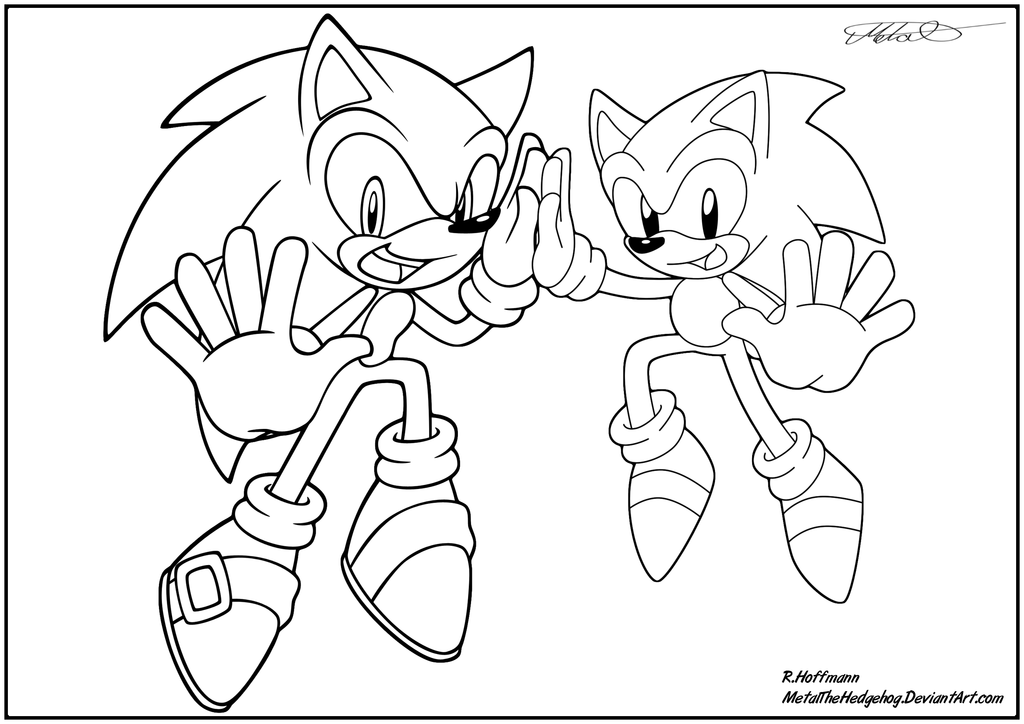 Dibujos de Sonic #154004 (Videojuegos) para colorear – Páginas imprimibles  gratis