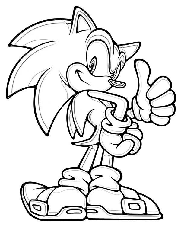 Dibujo para colorear: Sonic (Videojuegos) #154017 - Dibujos para Colorear e Imprimir Gratis