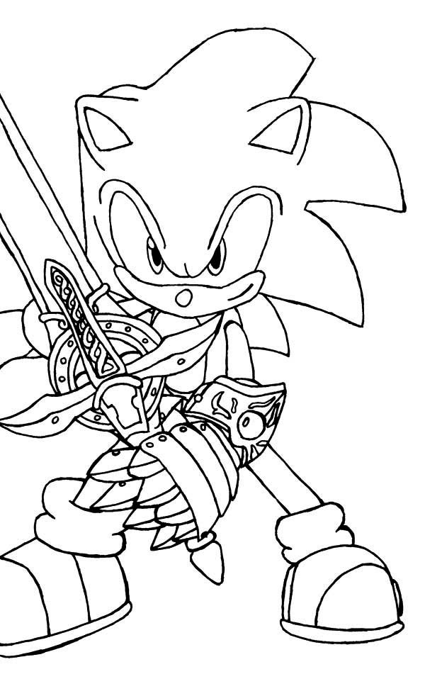 Dibujo para colorear: Sonic (Videojuegos) #154020 - Dibujos para Colorear e Imprimir Gratis