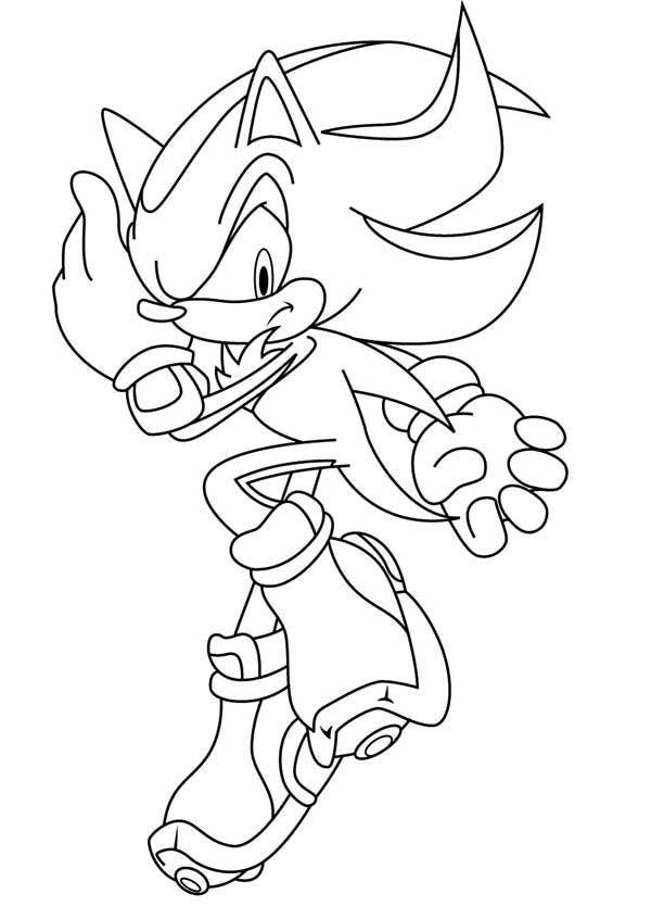 Dibujo para colorear: Sonic (Videojuegos) #154025 - Dibujos para Colorear e Imprimir Gratis