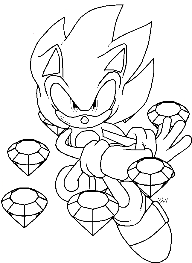 Dibujos de Sonic #154039 (Videojuegos) para colorear – Páginas imprimibles  gratis